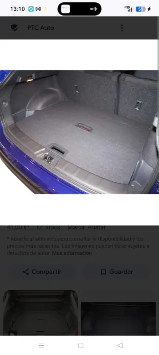 Bandeja y alfombrilla Nissan Qashqai 2019