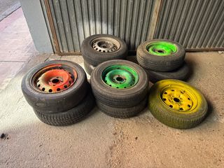 Llantas de chapa 4x108 - 9 unidades