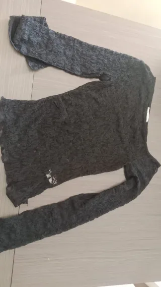 Camiseta transparente negra Talla S