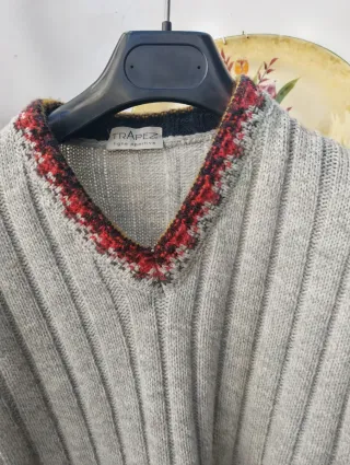 Gilet uomo TRAPEZ grigio fantasia taglia M