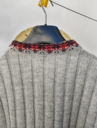 Gilet uomo TRAPEZ grigio fantasia taglia M