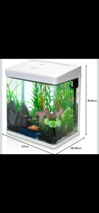 Acuario pecera con accesorios 14L