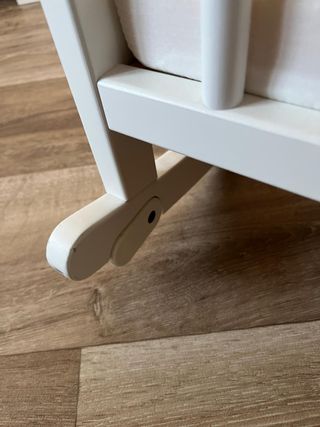 Minicuna balancín blanca