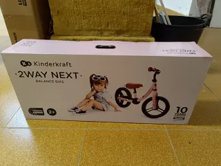 Bicicleta infantil Kinderkraft rosa