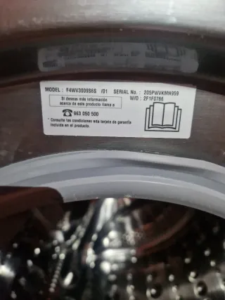 Lavadora LG F4WV3009S6S