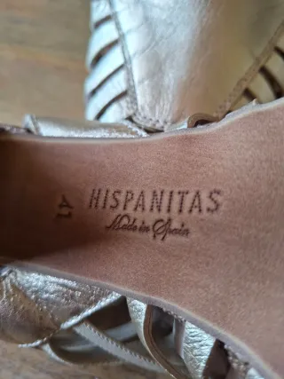 Sandalias Hispanitas piel doradas T40/41