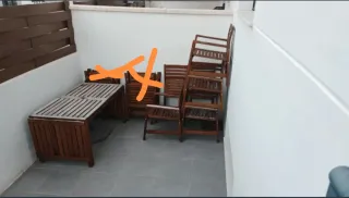 Pack sillas y mesa muebles de Jardín Ikea Madera