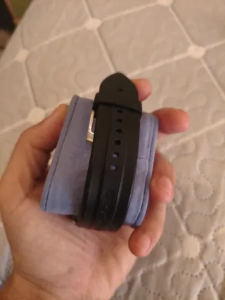 Reloj Emporio Armani Negro y Plateado