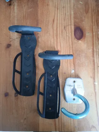 3 Ganchos para Bici para fijar en Pared
