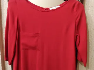 Blusa roja manga 3/4 Easy Wear talla S