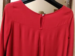 Blusa roja manga 3/4 Easy Wear talla S