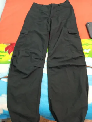 Pantalón Cargo Negro Nuevo