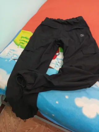 Pantalón Cargo Negro Nuevo