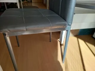 Conjunto de Sillas de Salón Gris