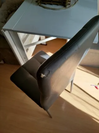 Conjunto de Sillas de Salón Gris