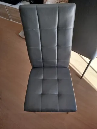 Conjunto de Sillas de Salón Gris