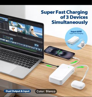 Batería Externa 20000mAh 65W