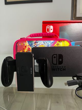 ¡COMO NUEVA! Nintendo Switch + Accesorios + Funda