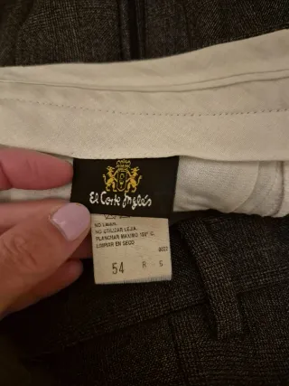 Traje de hombre gris