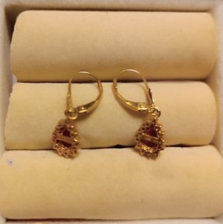 Lote 18kl Oro, Rubí y Diamantes