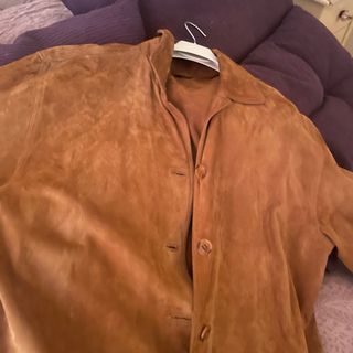 Chaqueta ante boho marrón