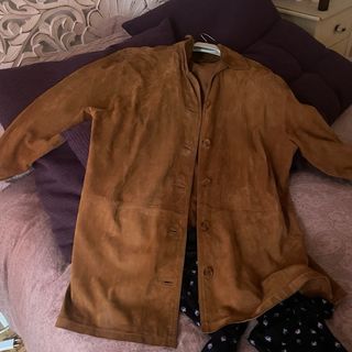 Chaqueta ante boho marrón