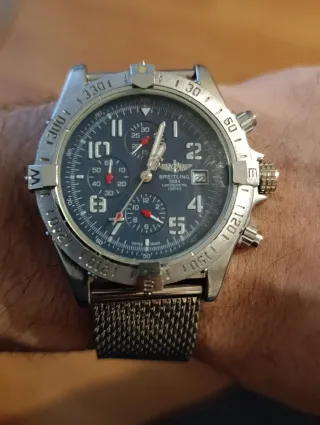 Reloj Breitling Chronometre Certifie Azul