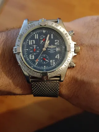 Reloj Breitling Chronometre Certifie Azul