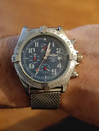 Reloj Breitling Chronometre Certifie Azul