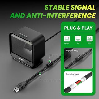 NUOVO! Scanner Codice a Barre a Mano Libera