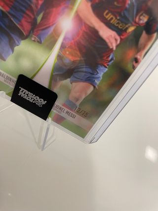 Messi y Ronaldinho /75 DUO Topps Total Football