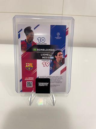 Messi y Ronaldinho /75 DUO Topps Total Football