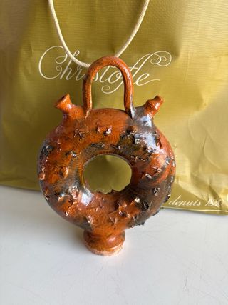 Botijo de cerámica artesanal