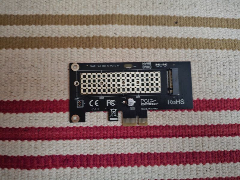 Adaptador SSD NVMe a PCIe