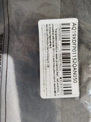 Funda transparente ebook fresas