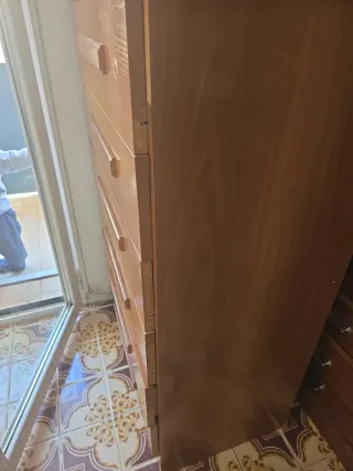 Cómoda 6 cajones madera