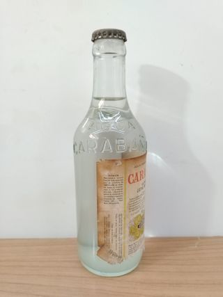 ANTIGUA BOTELLA DE AGUA DE CARABAÑA