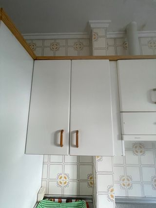 Muebles de cocina: placa, horno, campana y fregade