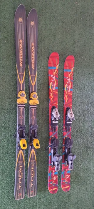 Skis Rossignol y Snowblades Wedze
