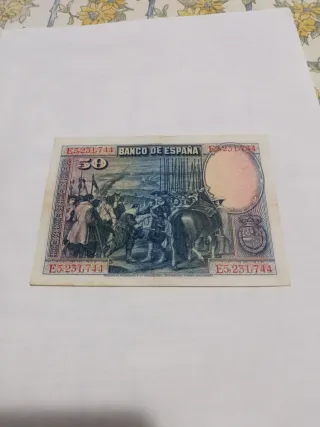 Billete 50 pesetas Banco de España 1928