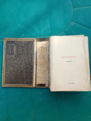 Eucologio Romano Libro Antiguo