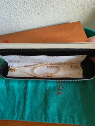 Collar y Pulsera Tous Oro y Perlas Naturales