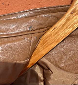 Cazadora cuero ONLY mujer