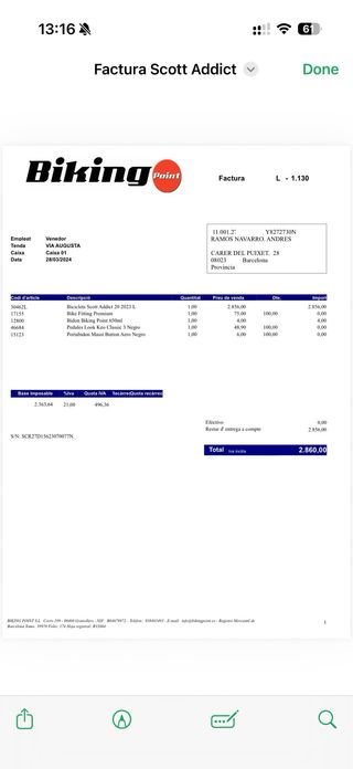 Bicicleta Scott Addict 20 (2023) Taglia L