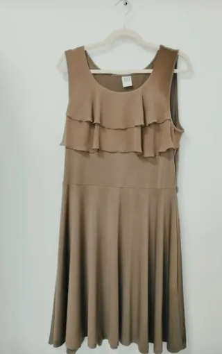 Vestido Midi Viscosa y Seda