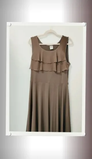 Vestido Midi Viscosa y Seda