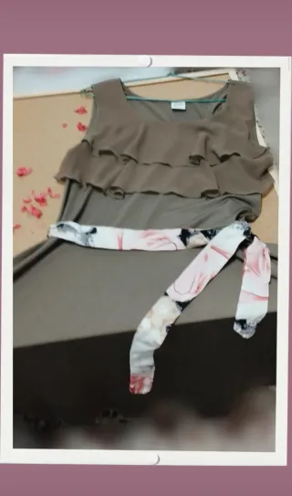 Vestido Midi Viscosa y Seda