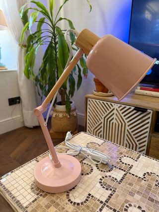 Lámpara de mesa Rosa estilo vintage