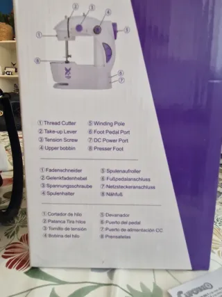 Mini Máquina de Coser Eléctrica Portátil