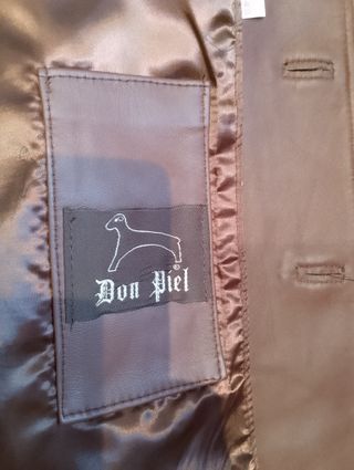 Chaqueta de piel Don Piel marrón